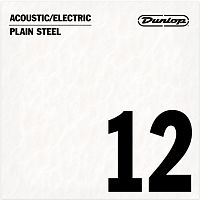 Dunlop DPS12 Acoustic/ Electric Plain Steel