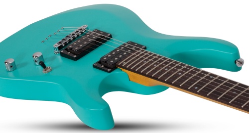 SCHECTER C-6 DELUXE SATIN AQUA фото 8